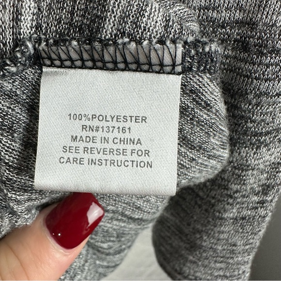 Shannon Ford New York Women’s Size 2X Gem Lined V-neck Heather 3/4 Sleeve Blouse - Picture 5 of 7